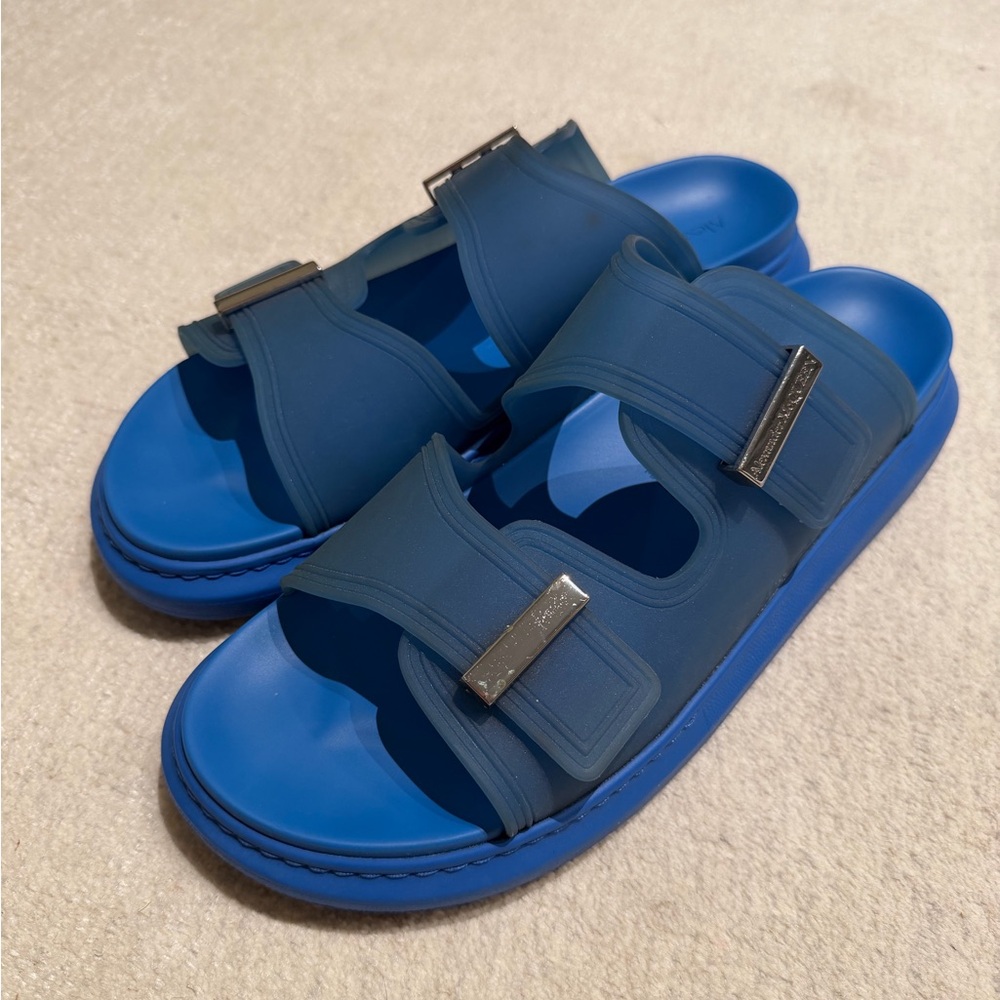 Alexander McQueen Blue Sandals